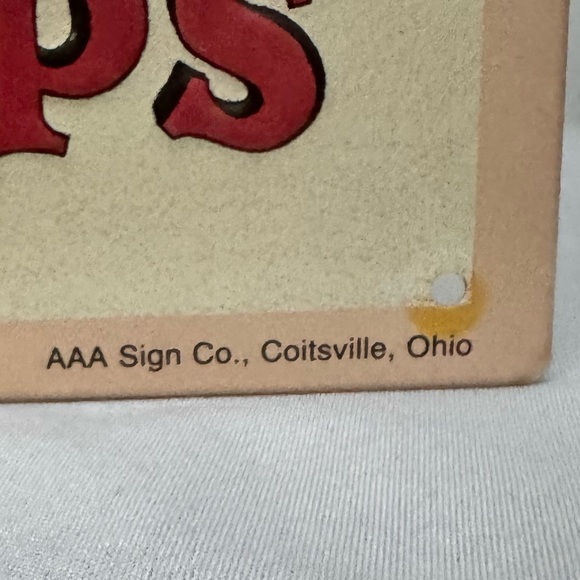 1993 Campbell’s Soup Metal Sign “She Knows” #5 of 20 Vintage AAA Co - Picture 4 of 8